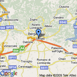 plan Aéroport Orio al Serio Bergamo