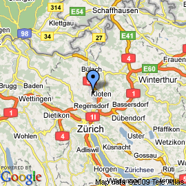 plan Aéroport Zurich-Kloten Zurich