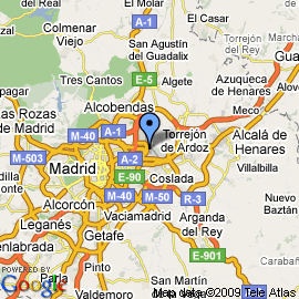 plan Aéroport Barajas Madrid