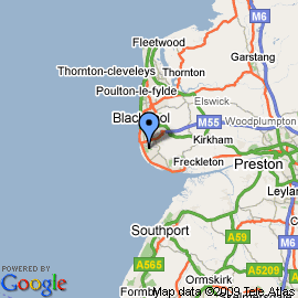 plan Aéroport Blackpool Blackpool