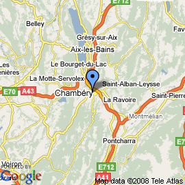plan Aéroport  de Chambéry-Savoie aéroport