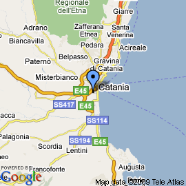 plan Aéroport Fontanarossa Catania