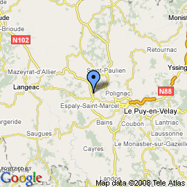 plan Aéroport  de Le Puy-en-Velay - Loudes