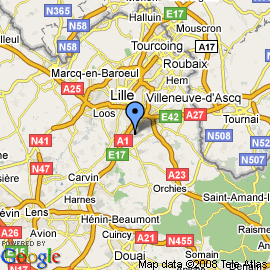 plan Aéroport  de Lille-Lesquin
