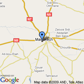 plan Aéroport Menara Marrakech