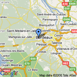 plan Aéroport  de Bordeaux