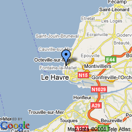plan Aéroport  de Le Havre - Octeville