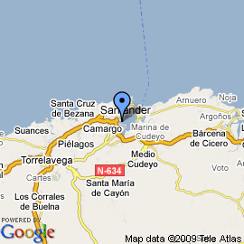 plan Aéroport Santander Santander