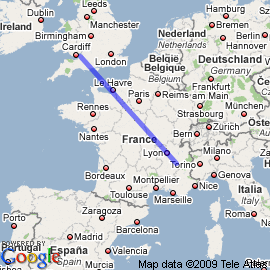 plan vol Grenoble Bristol