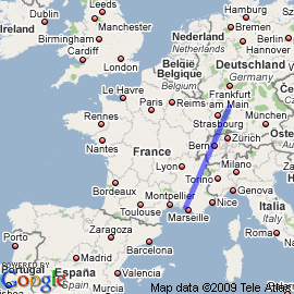 travel from karlsruhe to marseille