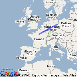 plan vol Paris Berlin