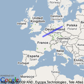 plan vol Paris Berlin